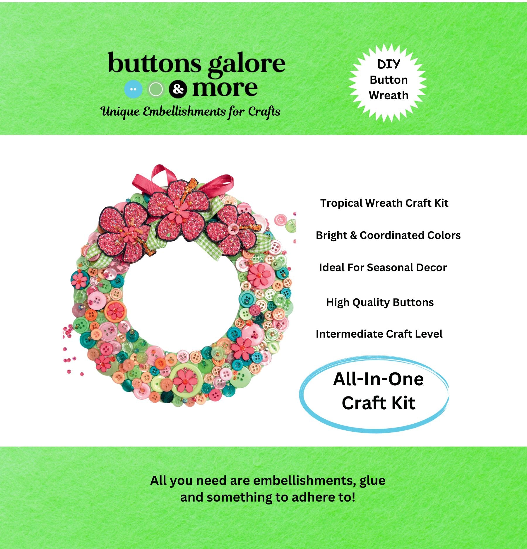 Summer Wreath DIY Craft Kit