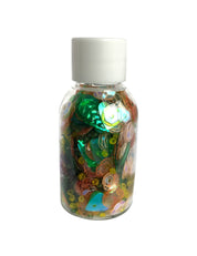 Falling Leaves Embellishment Mix in Bottle – Sequins & Beads for Autumn & Fall Crafts – 28 Lilac Lane by Buttons Galore and More