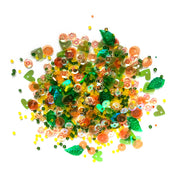 Falling Leaves Embellishment Mix in Bottle – Sequins & Beads for Autumn & Fall Crafts – 28 Lilac Lane by Buttons Galore and More