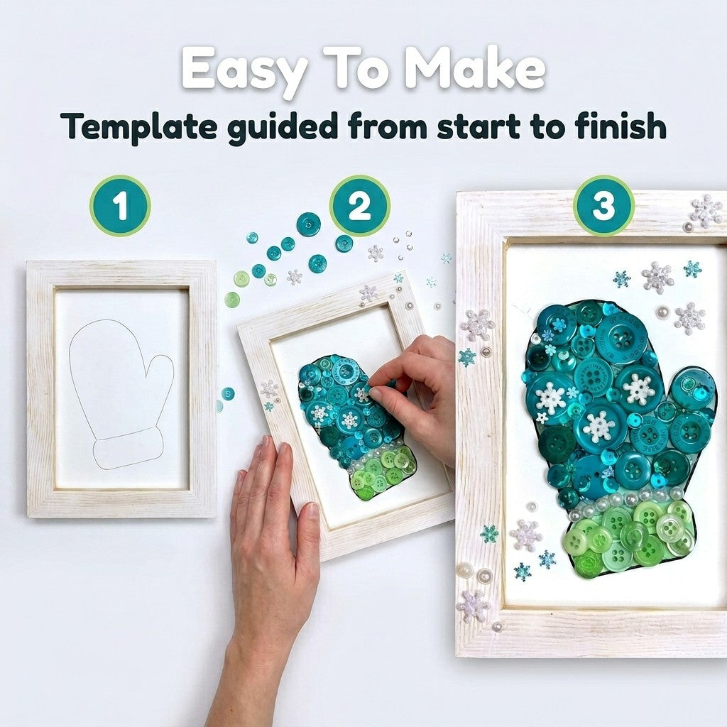 Mitten Frame DIY Craft Kit