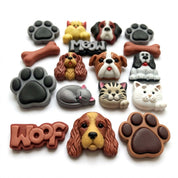 Pets and Pals Group Assorted 3D Pet Buttons – 36-Piece Set for Sewing, Scrapbooking & DIY Crafts