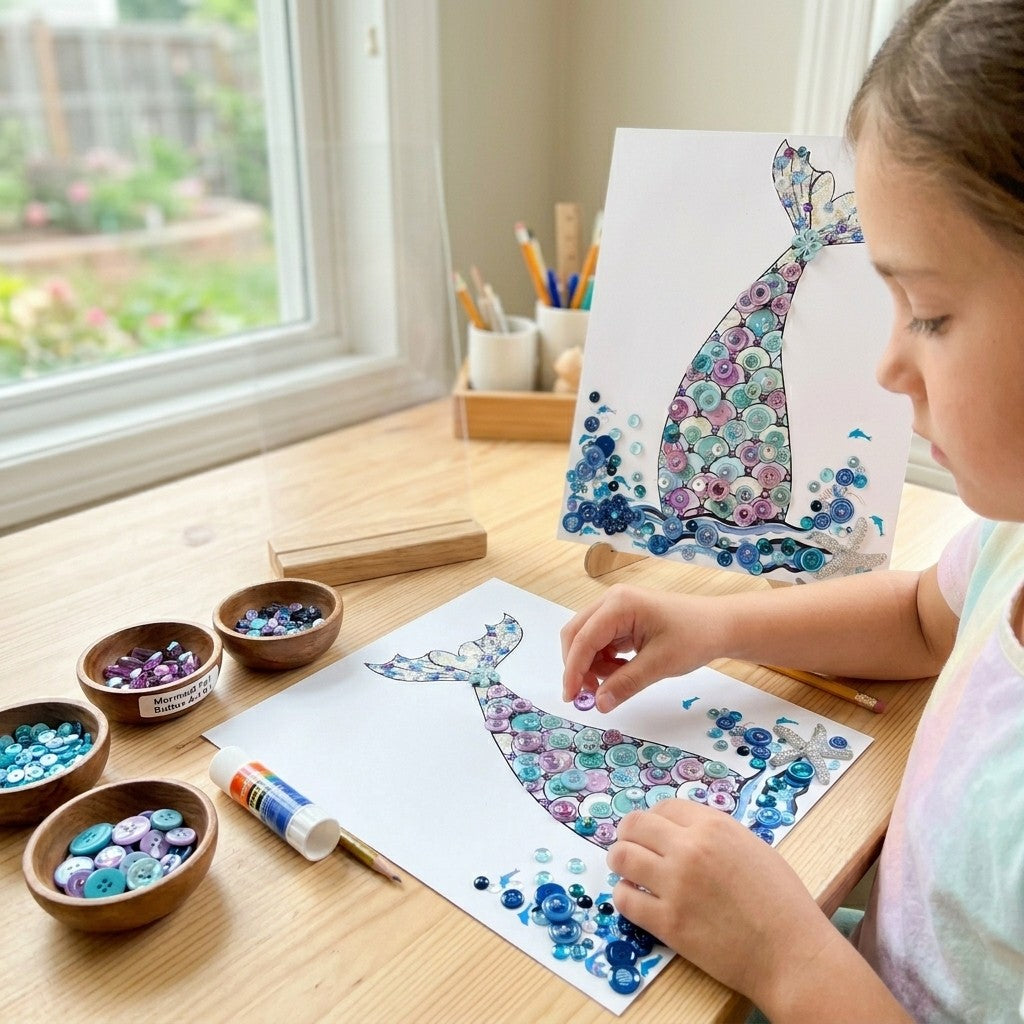 Mermaid Canvas DIY Craft Kit