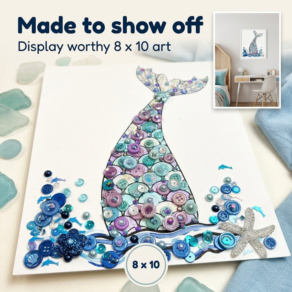 Mermaid Canvas DIY Craft Kit