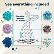 Mermaid Canvas DIY Craft Kit
