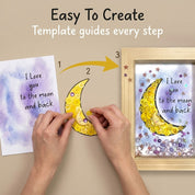 Love You to the Moon DIY Frame Craft Kit