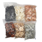 Neutral Colored Button Set