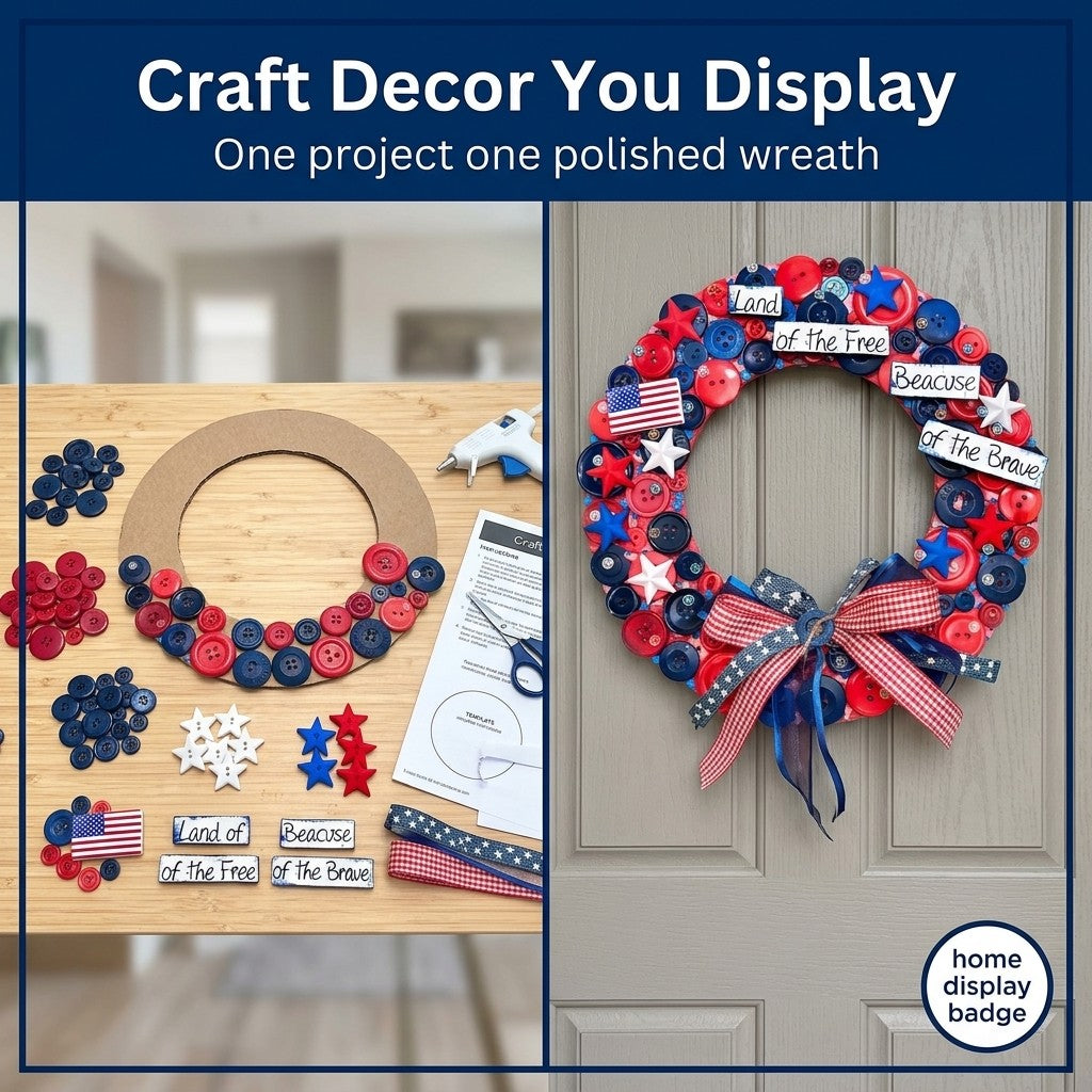 America 250 Patriotic Wreath DIY Craft Kit