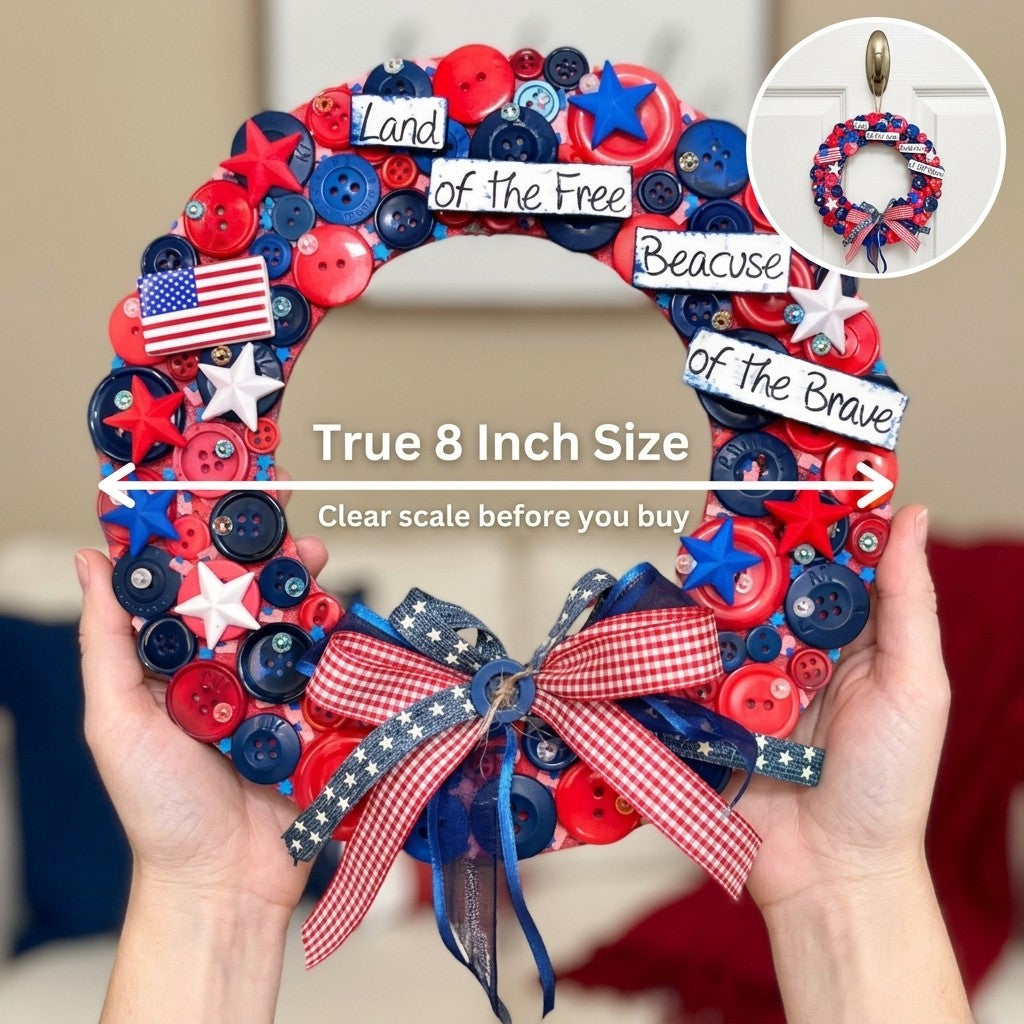 America 250 Patriotic Wreath DIY Craft Kit