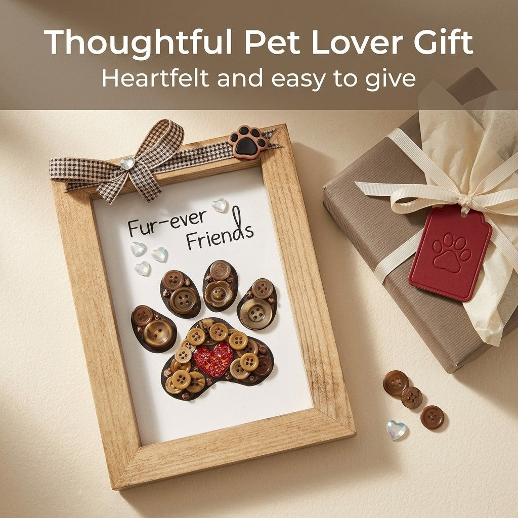 Dog Paw Frame DIY Craft Kit