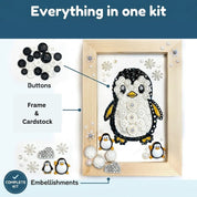 Penguin Frame DIY Craft Kit