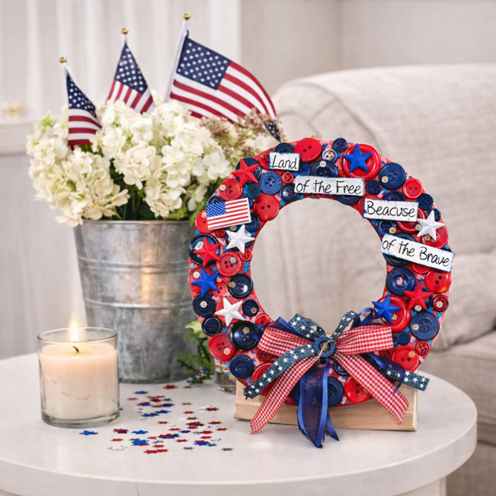 America 250 Patriotic Wreath DIY Craft Kit