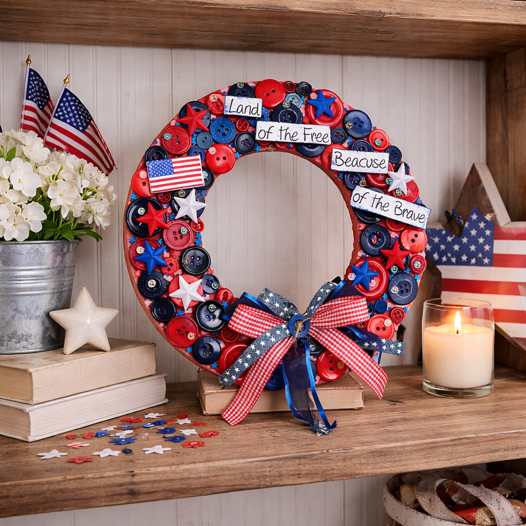 Patriotic Wreath DIY Craft Kit