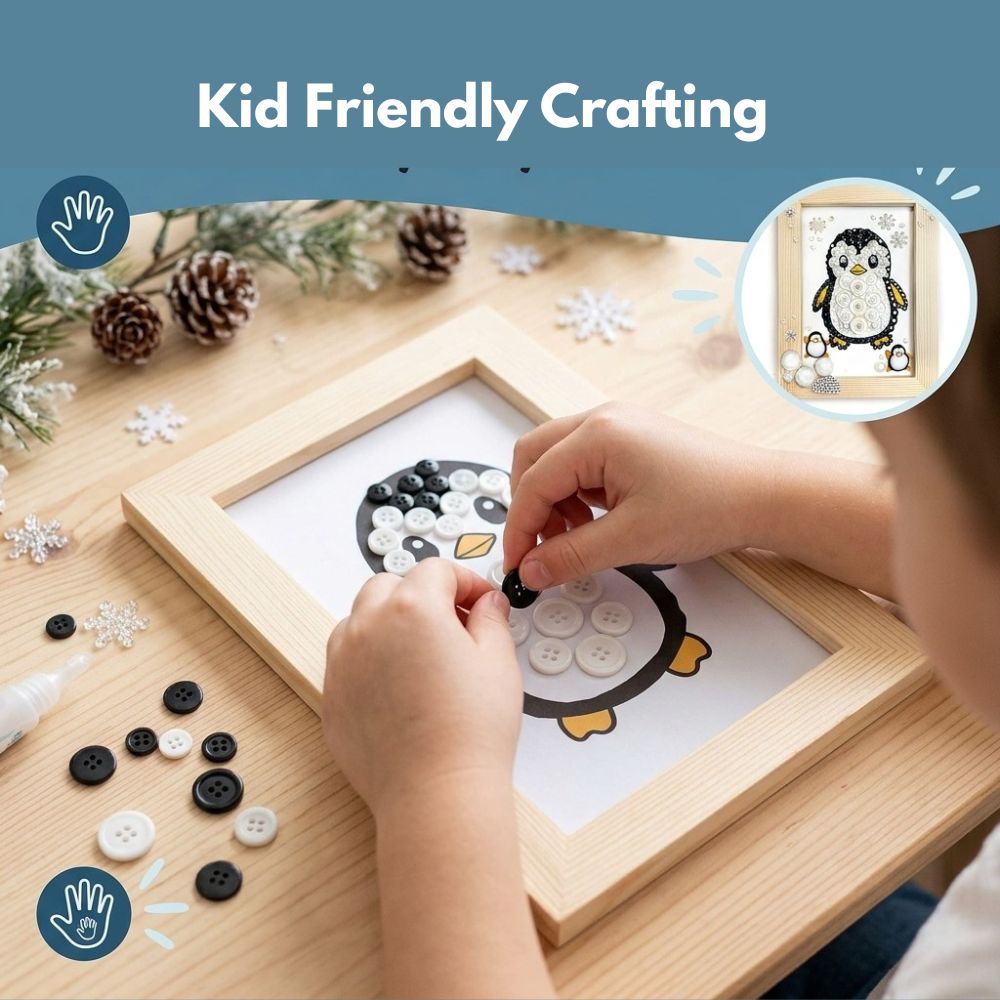 Penguin Frame DIY Craft Kit