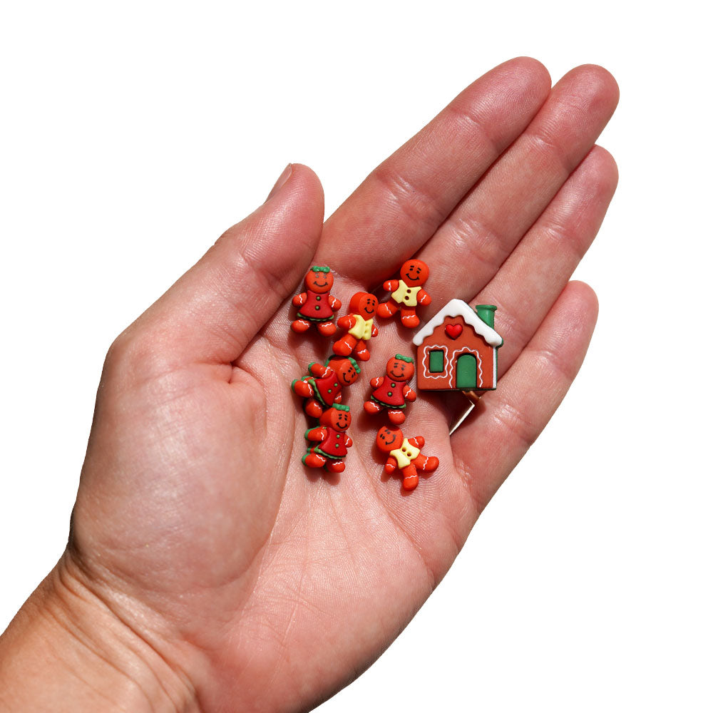 Gingerbread House Button – Christmas Craft & Sewing Embellishment
