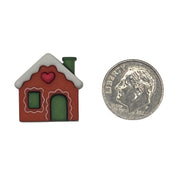 Gingerbread House Button – Christmas Craft & Sewing Embellishment