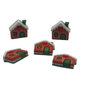 Gingerbread House Button – Christmas Craft & Sewing Embellishment