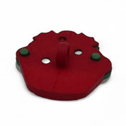 Christmas Cupcake Craft Button – Festive Holiday Embellishment