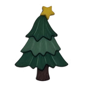 Christmas Tree with Star – Holiday Craft & Sewing Button
