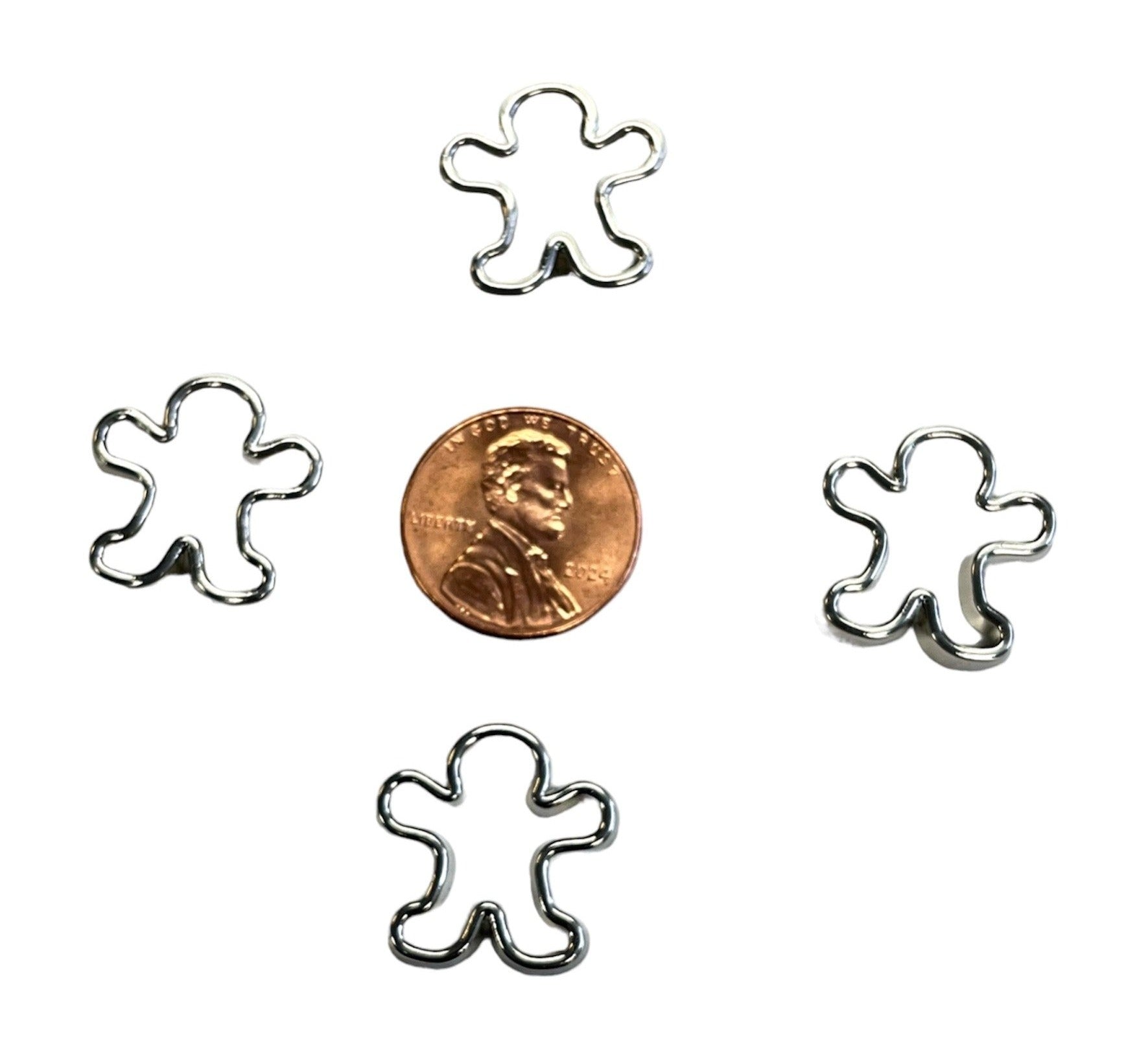 Gingerbread Silver Cookie Cutter