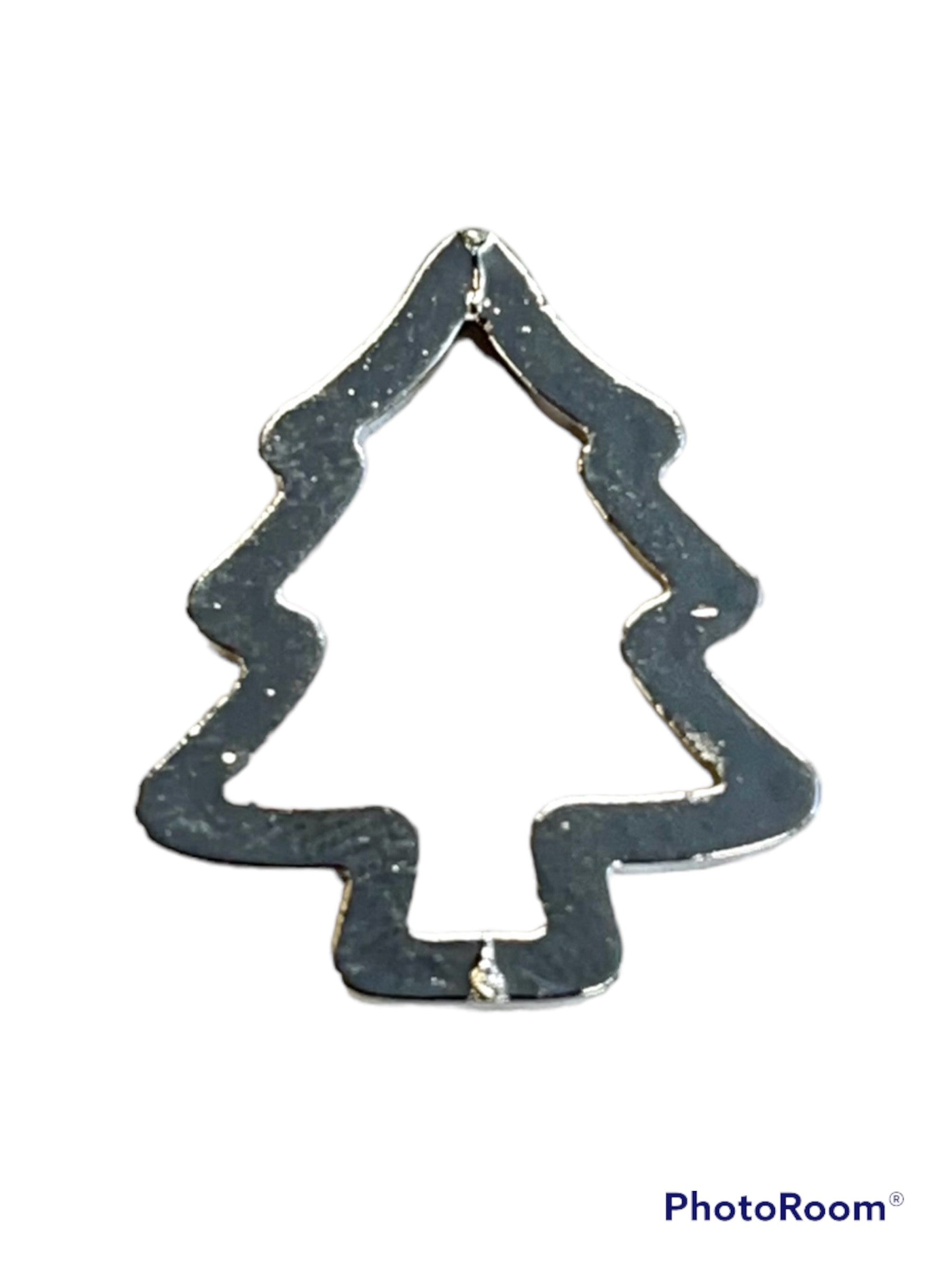 Silver Christmas Tree Cookie Cutter Bulk Embellishment