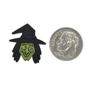 Witch Face Craft Button – Spooky Halloween Embellishment
