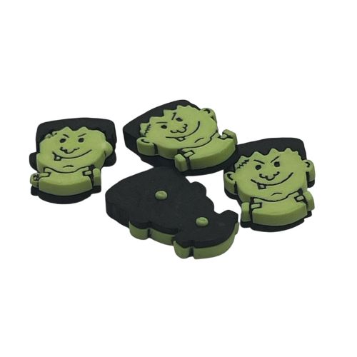Frankenstein Monster Craft Button – Halloween Embellishment