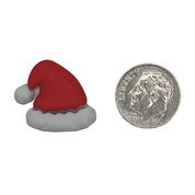 Santa Hat Button – Christmas Craft Embellishment