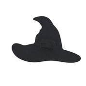 Witch Hat Craft Button – Classic Black Halloween Embellishment