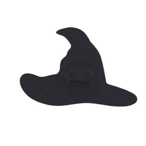 Witch Hat Craft Button – Classic Black Halloween Embellishment