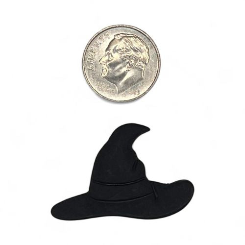 Witch Hat Craft Button – Classic Black Halloween Embellishment