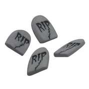RIP Tombstone Craft Button – Halloween Graveyard Embellishment
