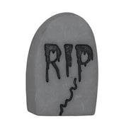 RIP Tombstone Craft Button – Halloween Graveyard Embellishment