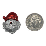 Luminous Santa Christmas Button