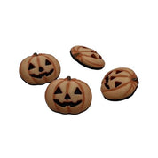 Jack-O’-Lantern Craft Button – Halloween Pumpkin Embellishment