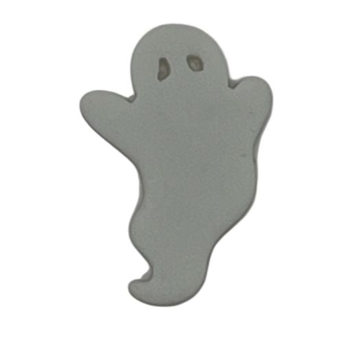 Ghost Craft Button – White Halloween Sewing & Scrapbooking Embellishment