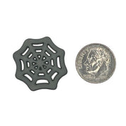 Spider Web Craft Button – Halloween Sewing & Scrapbooking Embellishment