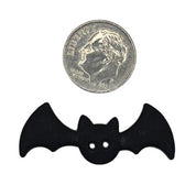 Black Bat Craft Button – Halloween Sewing & Scrapbooking Embellishment