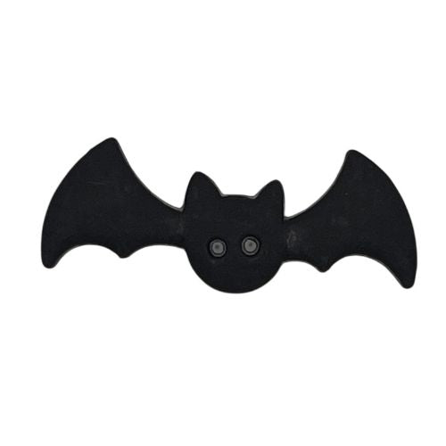 Black Bat Craft Button – Halloween Sewing & Scrapbooking Embellishment