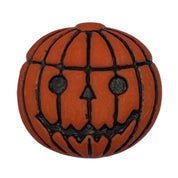 Pumpkin Jack-O’-Lantern Craft Button – Halloween Embellishment