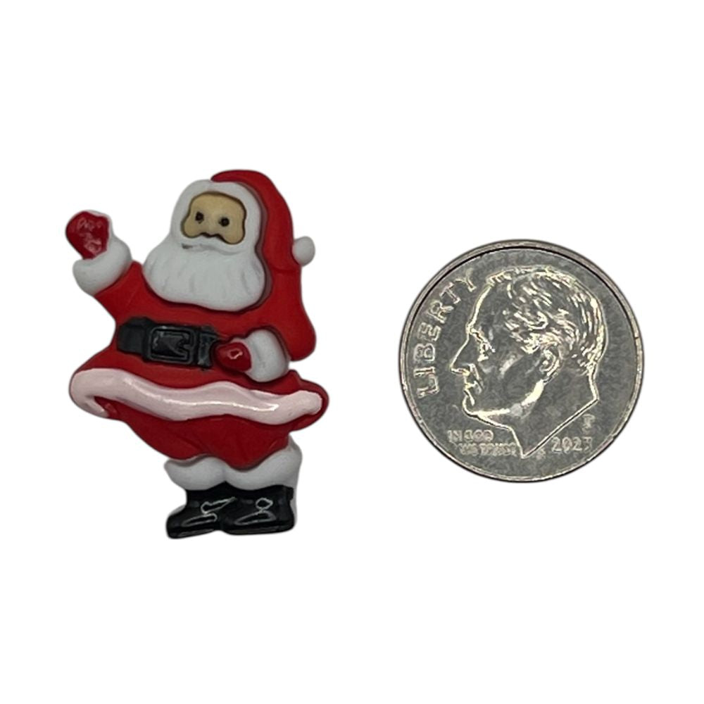 Santa Claus Button – Festive Christmas Craft & Sewing Embellishment