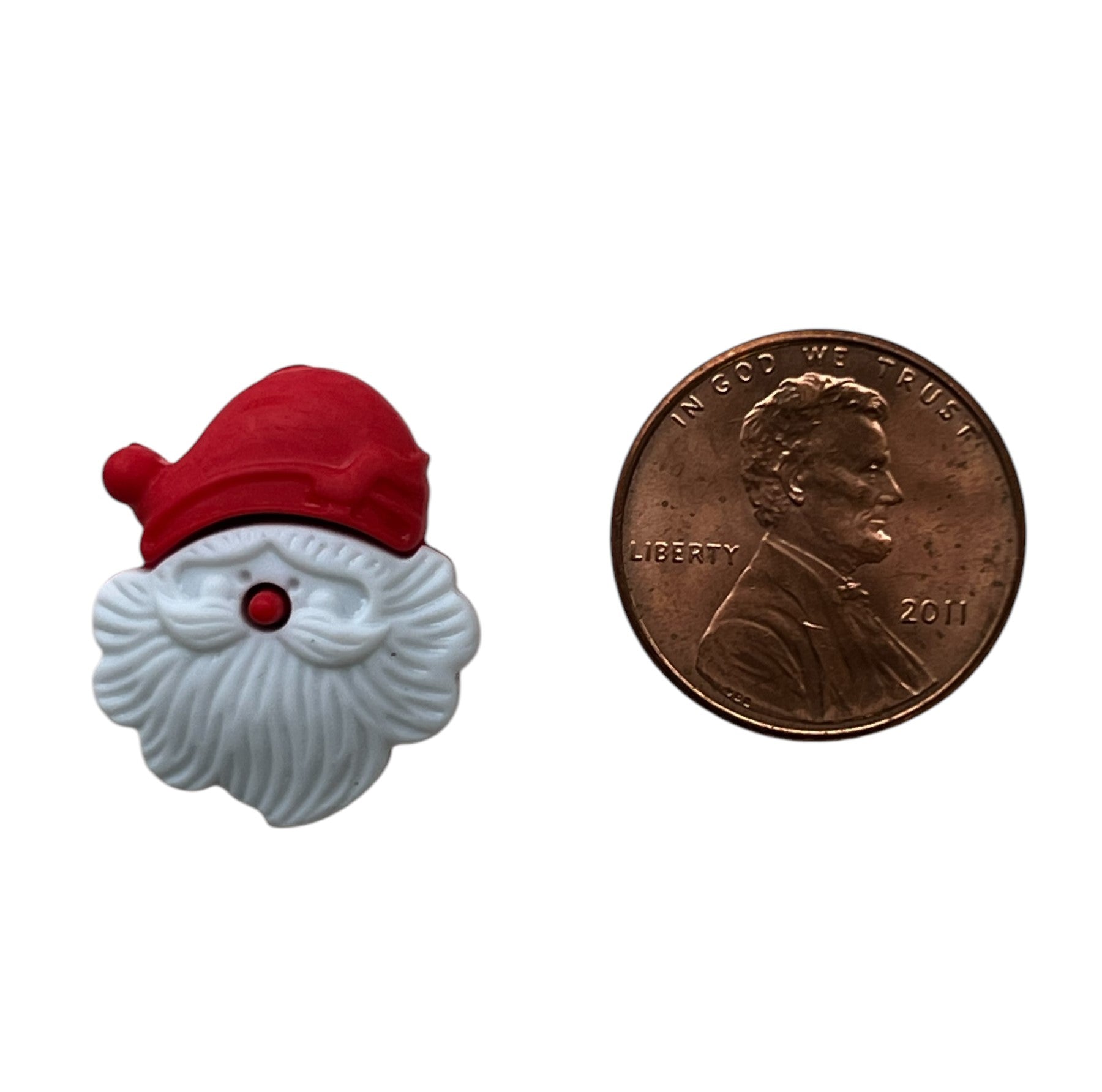 Santa Claus Button – Holiday Craft & Sewing Embellishment