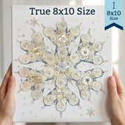 Snowflake Canvas DIY Craft Kit
