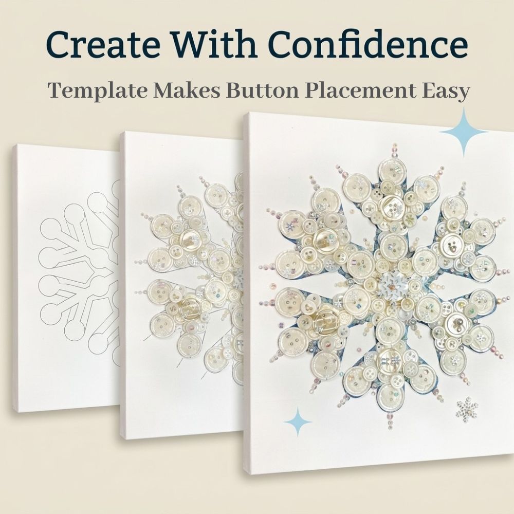 Snowflake Canvas DIY Craft Kit