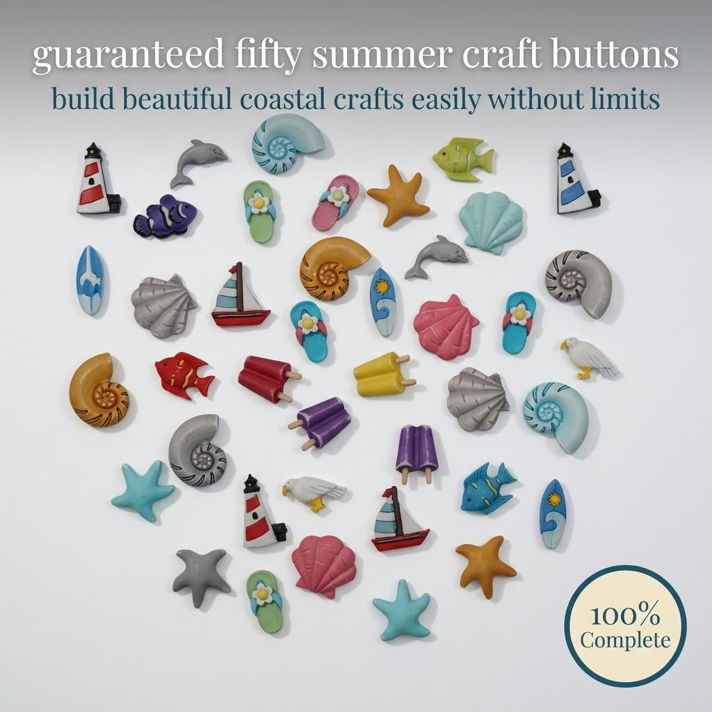 Summer Button Assortment