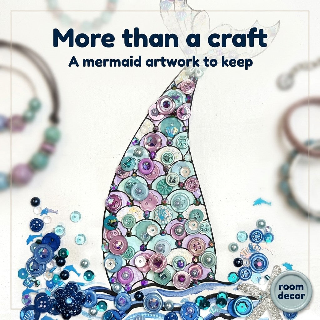 Mermaid Canvas DIY Craft Kit