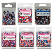 Patriotic Craft Embellishment Variety Pack – 6 Pack Red, White & Blue