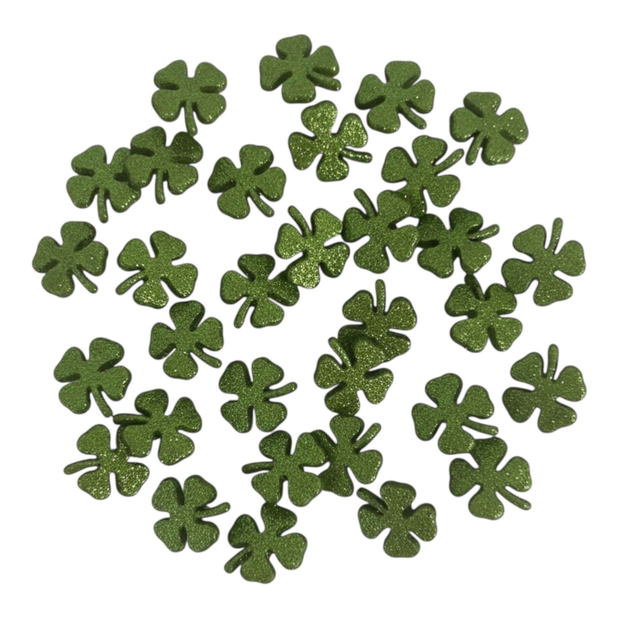 Glitter Shamrock Craft Buttons - 50 Count – Buttons Galore and More