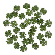 Glitter Shamrock Craft Buttons - 50 Count