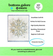 Snowflake Canvas DIY Craft Kit