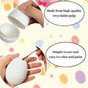 Button Blossom Easter Eggs DIY Kit – Set of 3 Decor Eggs